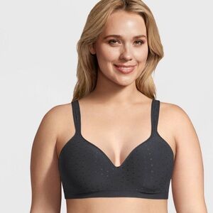 * New Beauty by Bali seamless foam wireless cool comfort revolution 40DD black